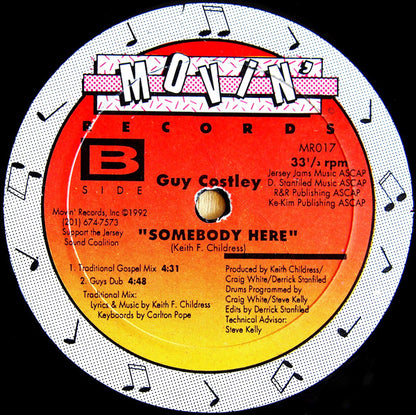 Guy Costley : Somebody Here (12")