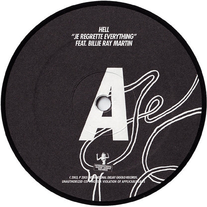 Hell Feat. Billie Ray Martin : Je Regrette Everything (12")