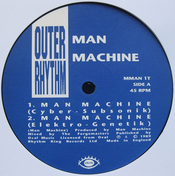Man Machine Featuring Forgemasters : Man Machine (12", Bla)