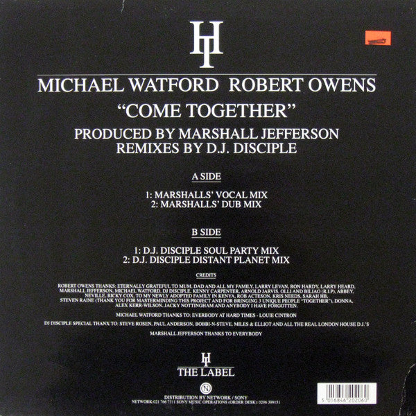 Michael Watford & Robert Owens : Come Together (12")