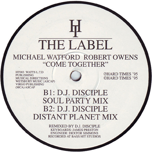 Michael Watford & Robert Owens : Come Together (12")