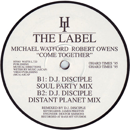 Michael Watford & Robert Owens : Come Together (12")