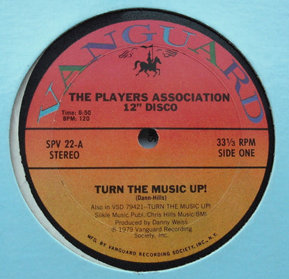 The Players Association : Turn The Music Up! (12")
