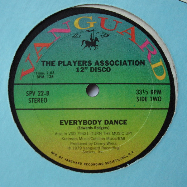 The Players Association : Turn The Music Up! (12")