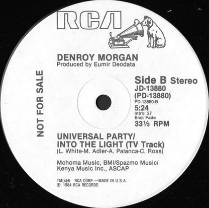 Denroy Morgan : Universal Party / Into The Light (12", Promo)