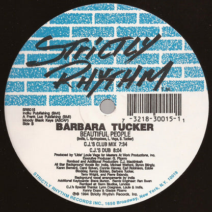 Barbara Tucker : Beautiful People (12")