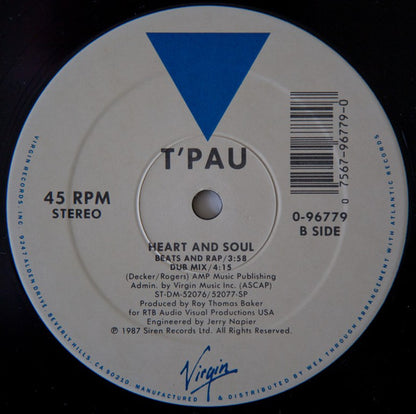 T'Pau : Heart And Soul (12")