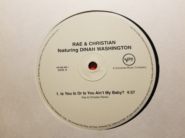 Dinah Washington : Is You Is Or Is You Ain't My Baby? (12")