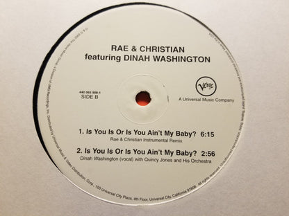 Dinah Washington : Is You Is Or Is You Ain't My Baby? (12")