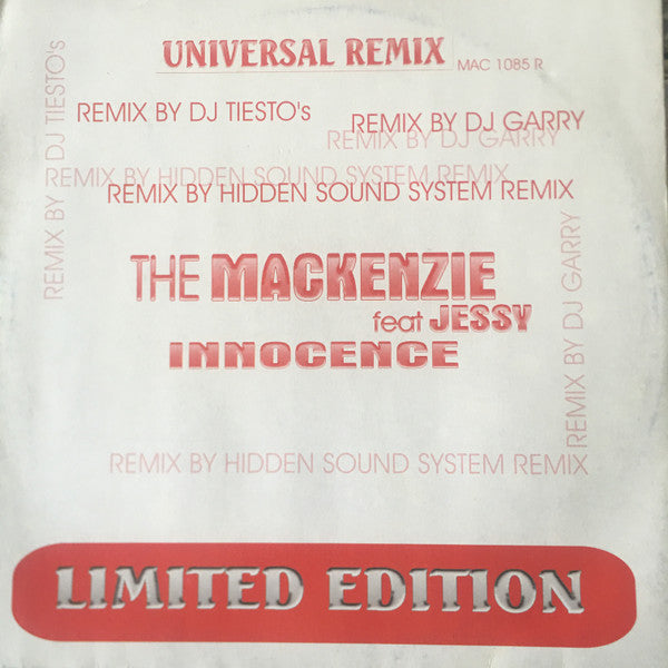 The Mackenzie Featuring Jessy : Innocence (Universal Remix) (12", Maxi, Ltd)