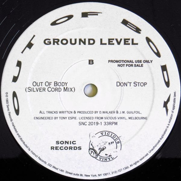 Ground Level : Out Of Body (12", Promo)