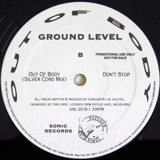 Ground Level : Out Of Body (12", Promo)