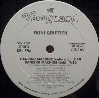 Roni Griffith : Dancing Machine (12", Promo)
