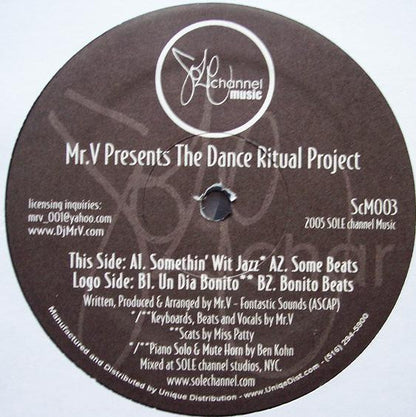 Mr. V (4) : The Dance Ritual Project (12")