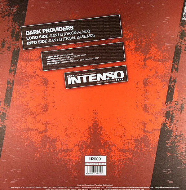 Simon & Shaker Present Dark Providers : Join Us (12")
