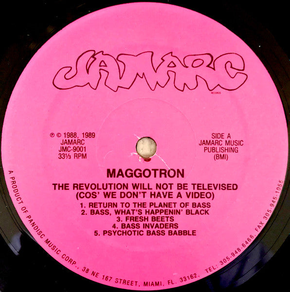 Maggotron : The Invasion Will Not Be Televised (Cos We Don't Have A Video) (LP, Album)