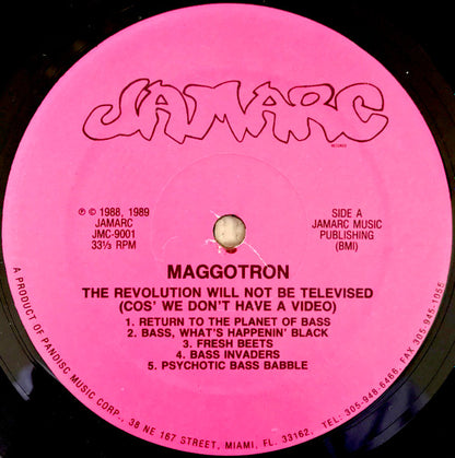 Maggotron : The Invasion Will Not Be Televised (Cos We Don't Have A Video) (LP, Album)