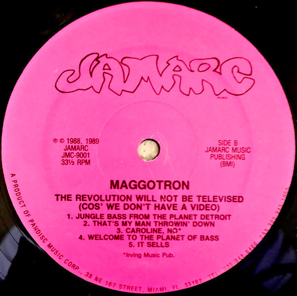 Maggotron : The Invasion Will Not Be Televised (Cos We Don't Have A Video) (LP, Album)