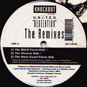 U.N.I.T.E.D. : Revelation (The Remixes) (12")