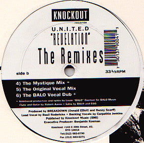 U.N.I.T.E.D. : Revelation (The Remixes) (12")