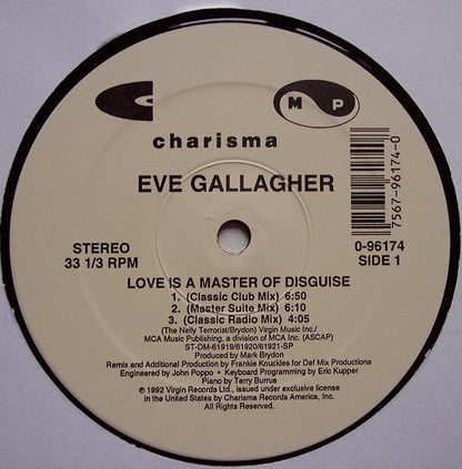 Eve Gallagher : Love Is A Master Of Disguise (12")