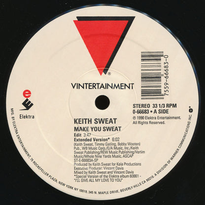 Keith Sweat : Make You Sweat (12")
