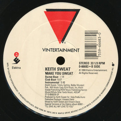Keith Sweat : Make You Sweat (12")