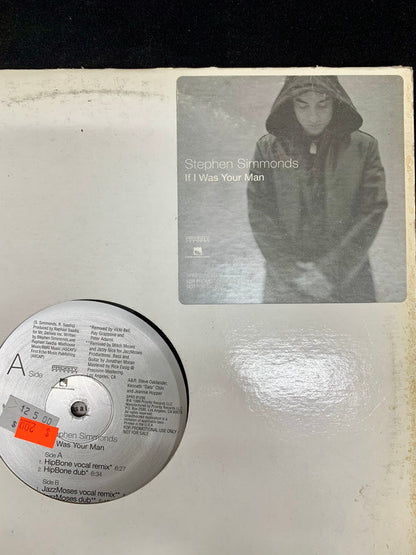 Stephen Simmonds : If I Was Your Man (12", Promo)