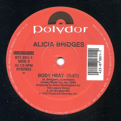 Alicia Bridges : I Love The Nightlife (Disco 'Round)  / Body Heat (12", RE)