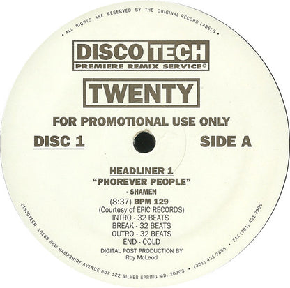 Various : DiscoTech Twenty (3x12", Comp, Promo)