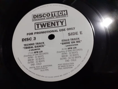 Various : DiscoTech Twenty (3x12", Comp, Promo)
