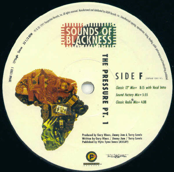Sounds Of Blackness : The Pressure Pt.1 (2x12", Promo, Gat)