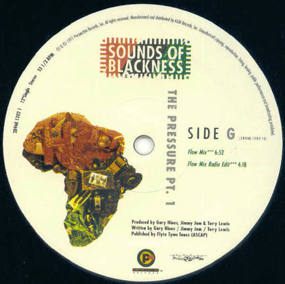 Sounds Of Blackness : The Pressure Pt.1 (2x12", Promo, Gat)