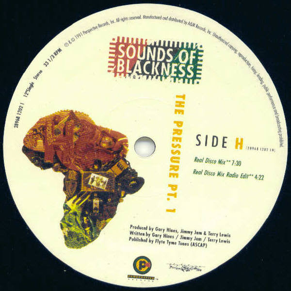 Sounds Of Blackness : The Pressure Pt.1 (2x12", Promo, Gat)