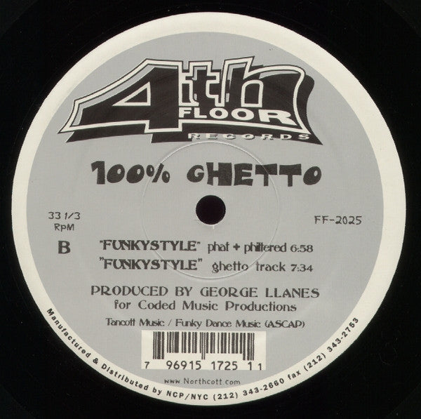 100% Ghetto : Eye Of The Storm (12")