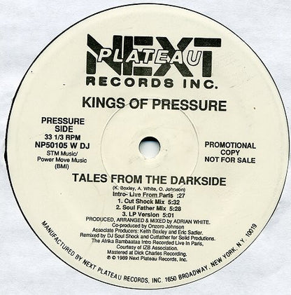 Kings Of Pressure : Tales From The Darkside / Nozy Bodies (12", Promo)