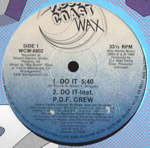 P.D.F. Crew : Do It (12")