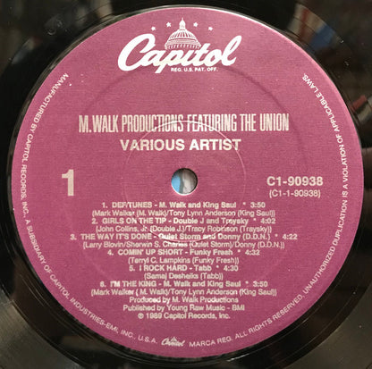 Various : M. Walk Productions Featuring The Union (LP, Comp)