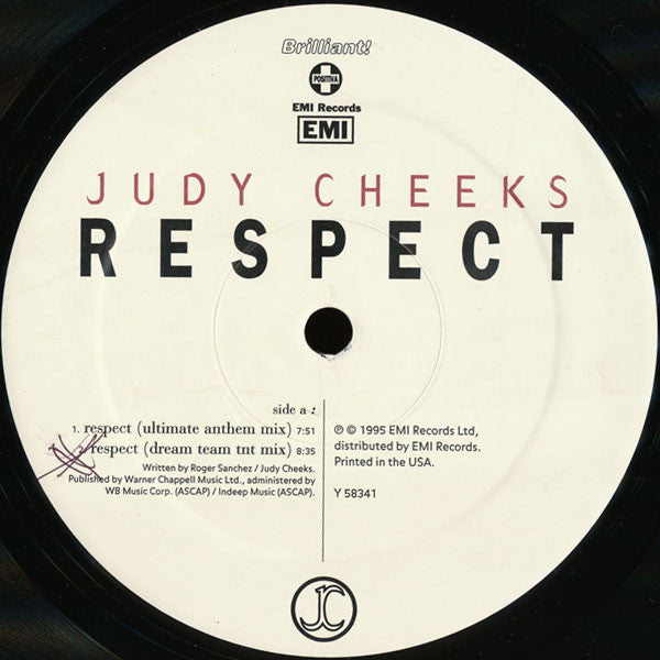 Judy Cheeks : Respect (12")