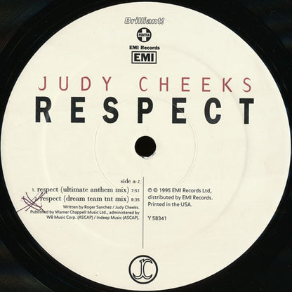Judy Cheeks : Respect (12")