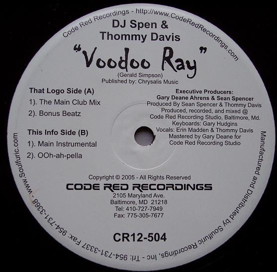DJ Spen & Thommy Davis : Voodoo Ray (12")
