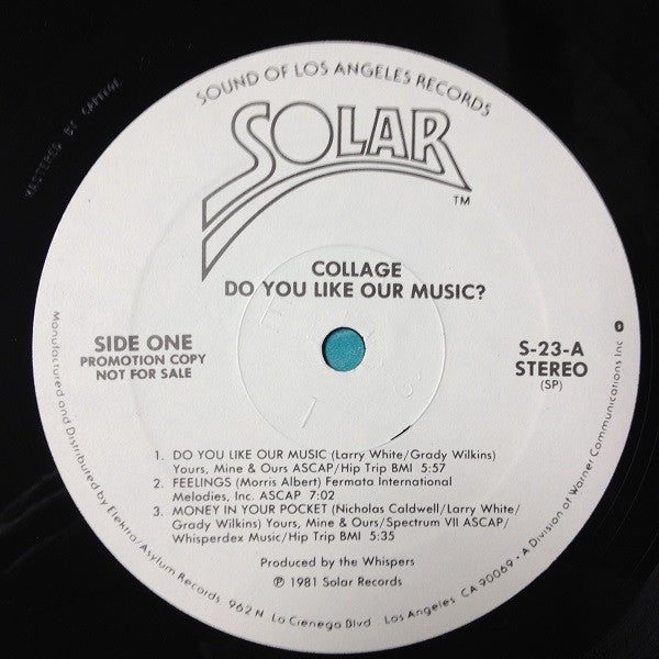 Collage (3) : Do You Like Our Music? (LP, Album, Promo)