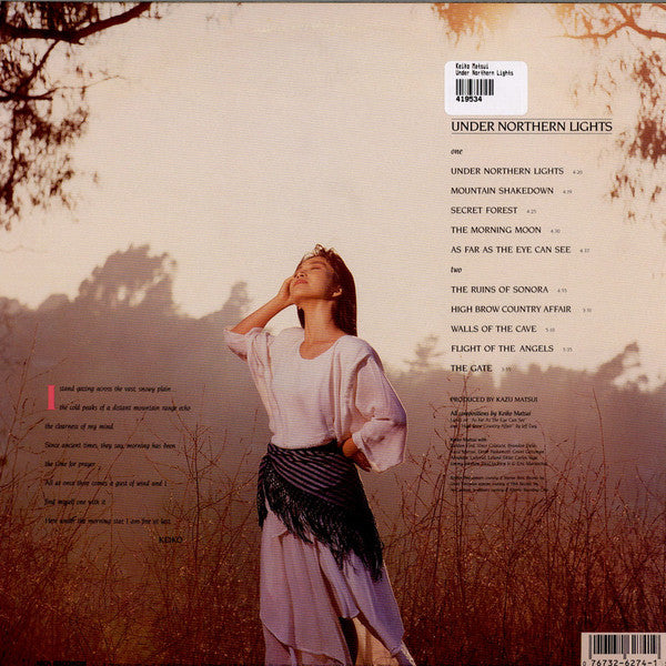 Keiko Matsui : Under Northern Lights (LP, Album, Glo)