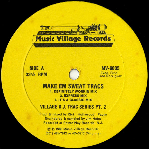 Rick "Hollywood" Pagan : Village D.J. Trac Series Pt. 2 (12")