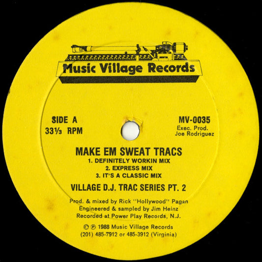 Rick "Hollywood" Pagan : Village D.J. Trac Series Pt. 2 (12")