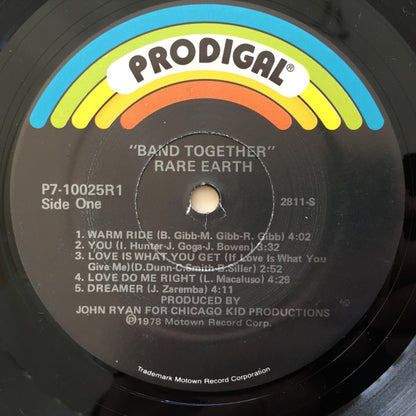 Rare Earth : Band Together (LP, Album)