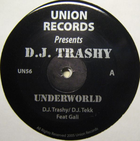 D.J. Trashy* : Union Records Presents D.J. Trashy (12")