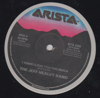 The Jeff Healey Band : I Think I Love You Too Much (12", Single)