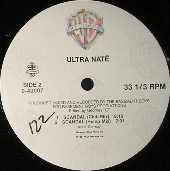 The Basement Boys Present Ultra Naté : Is It Love? / Scandal (12")