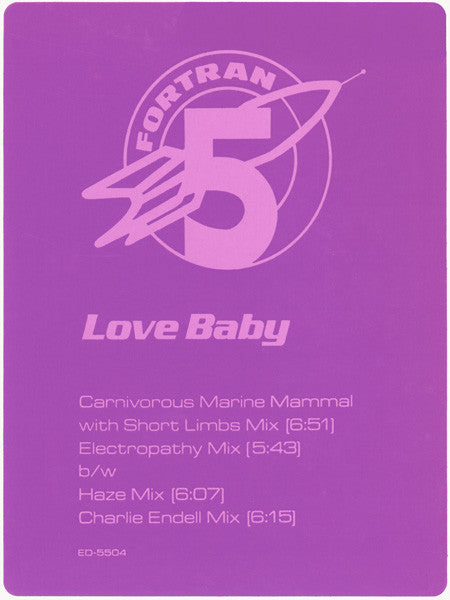 Fortran 5 : Love Baby (12", Promo)